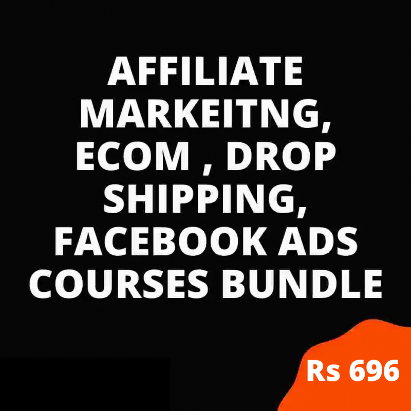 Affiliate Marketing, Ecom, Drop shipping, Facebook ads Bundle